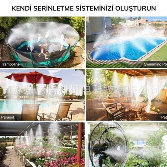 10 Metre Kendin Yap Balkon Veranda Çardak Kamelya Sulama Serinletme Ve Nemlendirme Sistemi ( Lisinya ) 10 Metre Kendin Yap Balkon Veranda Çardak Kamelya Sulama Serinletme Ve Nemlendirme Sistemi ( Lisinya )