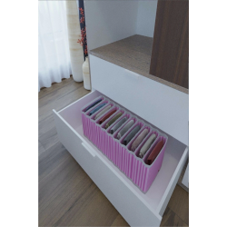 11 Bölmeli Dolap Ve Çekmece Içi Düzenleyici Akordiyon Organizer M-00500 (1 Adet) ( Lisinya )