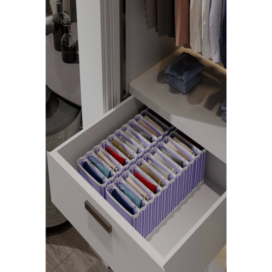 11 Bölmeli Dolap Ve Çekmece Içi Düzenleyici Akordiyon Organizer M-00500 (3 Adet) 00517 ( Lisinya ) 11 Bölmeli Dolap Ve Çekmece Içi Düzenleyici Akordiyon Organizer M-00500 (3 Adet) 00517 ( Lisinya )