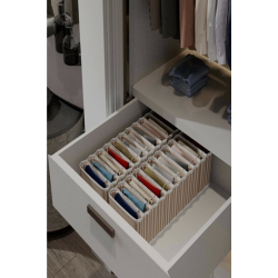 11 Bölmeli Dolap Ve Çekmece Içi Düzenleyici Akordiyon Organizer M-00500 (3 Adet) 00517 ( Lisinya )
