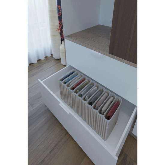 11 Bölmeli Dolap Ve Çekmece Içi Düzenleyici Akordiyon Organizer M-00500 (6 Adet) ( Lisinya ) 11 Bölmeli Dolap Ve Çekmece Içi Düzenleyici Akordiyon Organizer M-00500 (6 Adet) ( Lisinya )