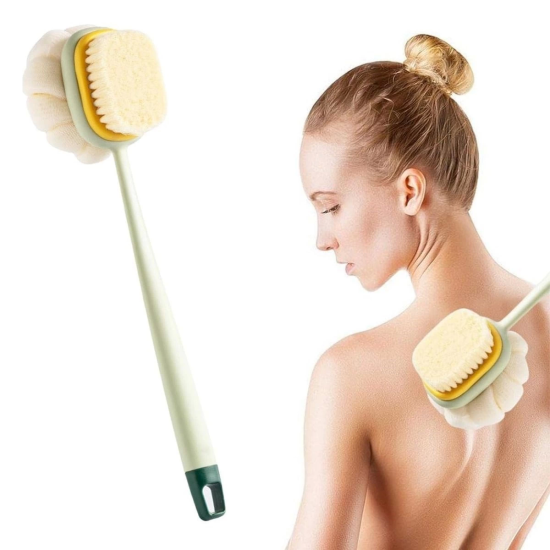 2'si 1 Arada Çift Taraflı Uzun Saplı Fırçalı Banyo Vücut Sırt Fırçası Banyo Lifi ( Lisinya ) 2'si 1 Arada Çift Taraflı Uzun Saplı Fırçalı Banyo Vücut Sırt Fırçası Banyo Lifi ( Lisinya )