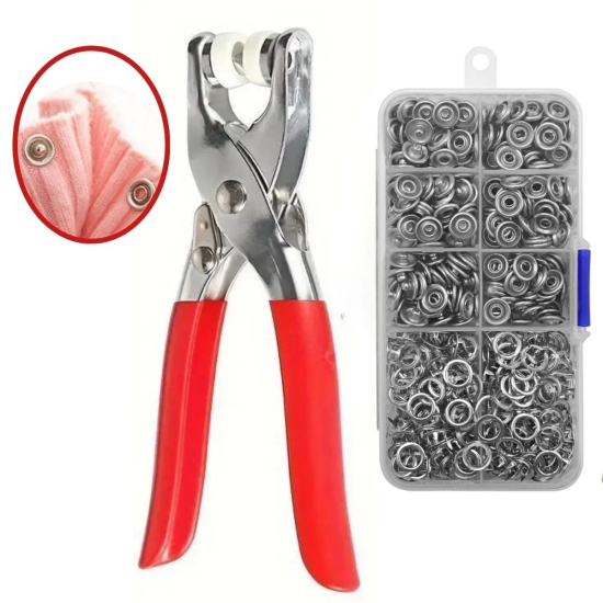 200 Adet Paslanmaz Çelik Çıtçıt Ve Pense Seti Metal Çıt Çıt Makinesi ( Lisinya ) 200 Adet Paslanmaz Çelik Çıtçıt Ve Pense Seti Metal Çıt Çıt Makinesi ( Lisinya )