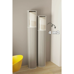 3 Lü Hava Geçiren Özellikli Pvc Pencereli Halı Kılıfı Hurcu (4 M2) ( Lisinya )
