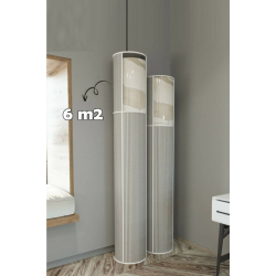 3 Lü Paket Hava Geçiren Özellikli Pvc Pencereli Halı Kılıfı Hurcu (6 M2) ( Lisinya )