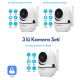 3 Lü Set Ev Güvenlik Kablosuz Akıllı Kamera Bebek Telsiz Hareket Algılama İle İzleme Ses Dinleme ( Lisinya ) 3 Lü Set Ev Güvenlik Kablosuz Akıllı Kamera Bebek Telsiz Hareket Algılama İle İzleme Ses Dinleme ( Lisinya )