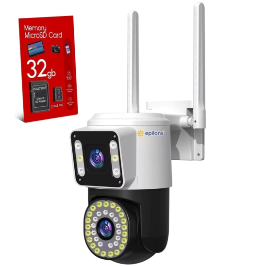 32 Gb Hafıza Kartlı 4mp Yoosee Çift Lens Ip Kamera - Wıfı Otomatik İzleme, Su Geçirmez Kablosuz Güvenlik Ev Kamerası, Renkli Gece Görüş ( Lisinya ) 32 Gb Hafıza Kartlı 4mp Yoosee Çift Lens Ip Kamera - Wıfı Otomatik İzleme, Su Geçirmez Kablosuz Güvenlik Ev Kamerası, Renkli Gece Görüş ( Lisinya )