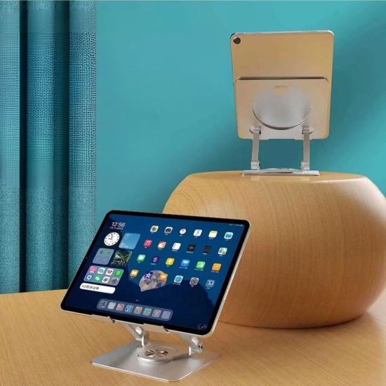 360 Derece Dönebilen Yükseltilmiş Masaüstü Ayarlanabilir Metal Tablet Standı ( Lisinya ) 360 Derece Dönebilen Yükseltilmiş Masaüstü Ayarlanabilir Metal Tablet Standı ( Lisinya )
