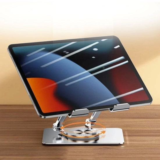 360 Derece Dönebilen Yükseltilmiş Masaüstü Ayarlanabilir Metal Tablet Standı ( Lisinya ) 360 Derece Dönebilen Yükseltilmiş Masaüstü Ayarlanabilir Metal Tablet Standı ( Lisinya )