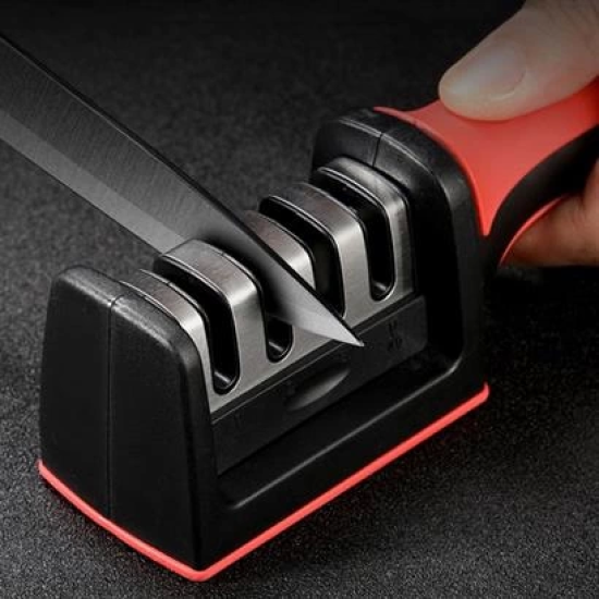 4 Aşamalı Kaymaz Tabanlı Hızlı Bıçak Ve Makas Bileme Aracı - Keskin Ve Pratik Kullanım ( Lisinya ) 4 Aşamalı Kaymaz Tabanlı Hızlı Bıçak Ve Makas Bileme Aracı - Keskin Ve Pratik Kullanım ( Lisinya )