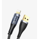 Şeffaf Uçlu İphone 45w Usb Hızlı Ve Dayanıklı Şarj Ve Data Işıklı Örgü Kablo 1 Metre ( Lisinya ) Şeffaf Uçlu İphone 45w Usb Hızlı Ve Dayanıklı Şarj Ve Data Işıklı Örgü Kablo 1 Metre ( Lisinya )