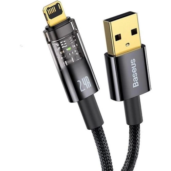 Şeffaf Uçlu İphone 45w Usb Hızlı Ve Dayanıklı Şarj Ve Data Işıklı Örgü Kablo 1 Metre ( Lisinya ) Şeffaf Uçlu İphone 45w Usb Hızlı Ve Dayanıklı Şarj Ve Data Işıklı Örgü Kablo 1 Metre ( Lisinya )