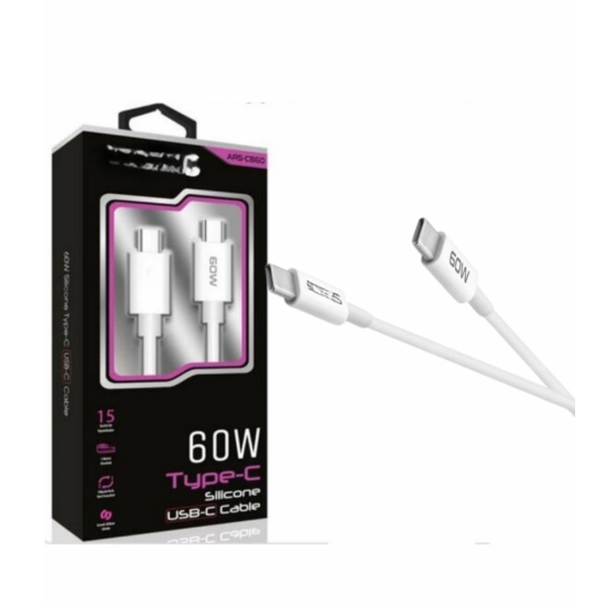 60w Usb-c Type-c Silikon Şarj Kablosu Hızlı Şarj, Dayanıklı Ve Esnek Tasarım, Tüm Usb-c Cihazlarla Uyumlu ( Lisinya ) 60w Usb-c Type-c Silikon Şarj Kablosu Hızlı Şarj, Dayanıklı Ve Esnek Tasarım, Tüm Usb-c Cihazlarla Uyumlu ( Lisinya )