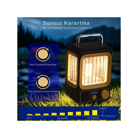 Ampul Solar Şarj Edilebilir 12 Led 1 Rustikli Led Kamp Lambası ( Lisinya ) Ampul Solar Şarj Edilebilir 12 Led 1 Rustikli Led Kamp Lambası ( Lisinya )