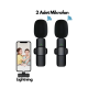 Type-c Çiftli Kablosuz Yaka Mikrofonu Seti - Youtube, Tiktok, Vlog Ve Canlı Yayınlar İçin Telefon Uyumlu Çift Mikrofon ( Lisinya ) Type-c Çiftli Kablosuz Yaka Mikrofonu Seti - Youtube, Tiktok, Vlog Ve Canlı Yayınlar İçin Telefon Uyumlu Çift Mikrofon ( Lisinya )