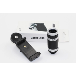 8x18 Zoom Teleskop Telefon Kamera Lensi Mini El Dürbünü ( Lisinya )