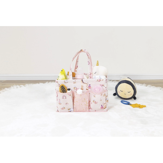 Baby Kullanımı Kolay Desenli Taşınabilir Bakım Çantası (pembe) ( Lisinya ) Baby Kullanımı Kolay Desenli Taşınabilir Bakım Çantası (pembe) ( Lisinya )