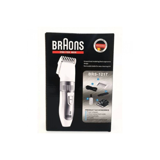 Braons Şarj Edilebilir Kablosuz Tıraş Makinesi Brs-1217 ( Lisinya ) Braons Şarj Edilebilir Kablosuz Tıraş Makinesi Brs-1217 ( Lisinya )
