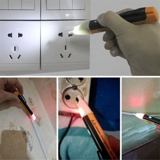 Dedektörlü Temassız Işıklı Kablo Voltaj Test Elektrik Kaçak Dijital Kontrol Kalemi Cihazı ( Lisinya ) Dedektörlü Temassız Işıklı Kablo Voltaj Test Elektrik Kaçak Dijital Kontrol Kalemi Cihazı ( Lisinya )