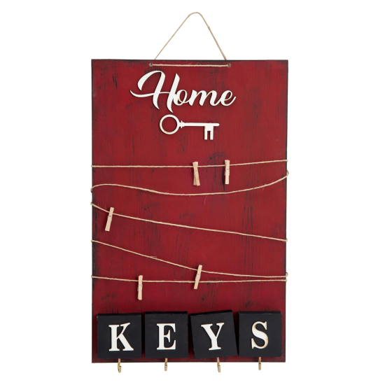 Dekoratif Home Keys Ahşap Resimlik Ve Notluk (kırmızı) ( Lisinya ) Dekoratif Home Keys Ahşap Resimlik Ve Notluk (kırmızı) ( Lisinya )