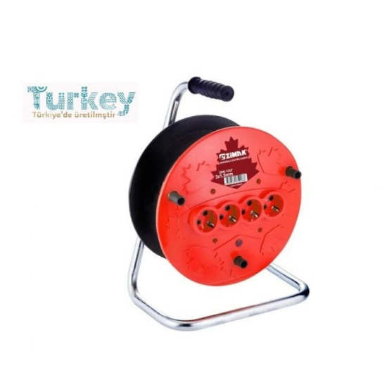 Extra 4lü Elektrik Seyyar Makaralı Uzatma Kablo 20 Metre Taşınabilir ( Lisinya ) Extra 4lü Elektrik Seyyar Makaralı Uzatma Kablo 20 Metre Taşınabilir ( Lisinya )