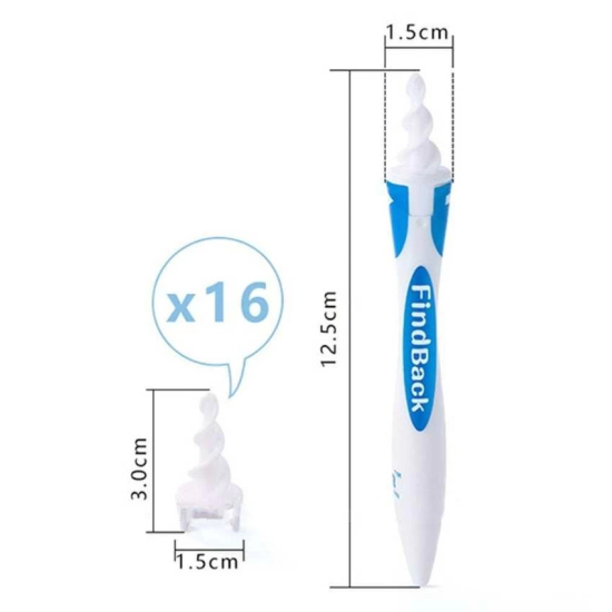 Find Back Pratik Kulak Temizleme Aparatı Silikon Kit Ear Claning ( Lisinya ) Find Back Pratik Kulak Temizleme Aparatı Silikon Kit Ear Claning ( Lisinya )