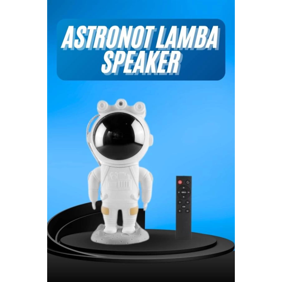 Gece Lambası Astronot Bluetooth Hoparlörlü Galaksi Işık Projektörü ( Lisinya ) Gece Lambası Astronot Bluetooth Hoparlörlü Galaksi Işık Projektörü ( Lisinya )