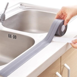 Gri Su Sızdırmaz Banyo Mutfak Lavabo Küvet İzolasyon Şerit Bant ( Lisinya )