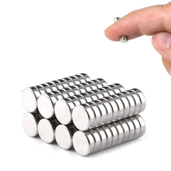 N35 8x3mm Neodyum Mıknatıs 1000 Adet, Yuvarlak, Nikel Kaplamalı Kaliteli Ve Dayanıklı Ürün ( Lisinya )