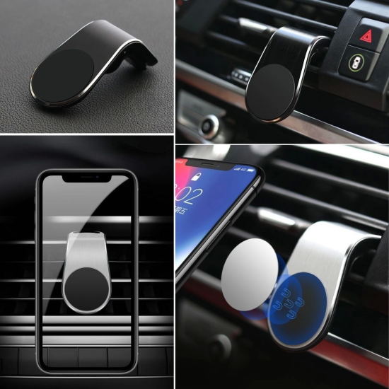 ® Havalanndırma Izgarasına Takılabilen Mandallı Mıknatıslı Oto Araç Içi Manyetik Telefon Tutucu ( Lisinya ) ® Havalanndırma Izgarasına Takılabilen Mandallı Mıknatıslı Oto Araç Içi Manyetik Telefon Tutucu ( Lisinya )