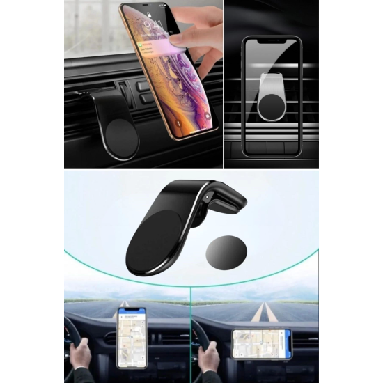 ® Havalanndırma Izgarasına Takılabilen Mandallı Mıknatıslı Oto Araç Içi Manyetik Telefon Tutucu ( Lisinya ) ® Havalanndırma Izgarasına Takılabilen Mandallı Mıknatıslı Oto Araç Içi Manyetik Telefon Tutucu ( Lisinya )