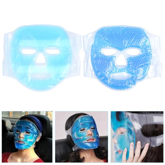 Jel Buz Paketi Yüz Maskesi Baş Ağrısı Yastık Kozmetik Maske + Çift Taraflı Cilt Fırçası ( Lisinya ) Jel Buz Paketi Yüz Maskesi Baş Ağrısı Yastık Kozmetik Maske + Çift Taraflı Cilt Fırçası ( Lisinya )