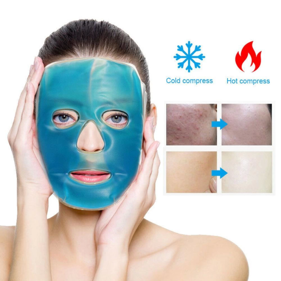 Jel Buz Paketi Yüz Maskesi Baş Ağrısı Yastık Kozmetik Maske + Çift Taraflı Cilt Fırçası ( Lisinya ) Jel Buz Paketi Yüz Maskesi Baş Ağrısı Yastık Kozmetik Maske + Çift Taraflı Cilt Fırçası ( Lisinya )