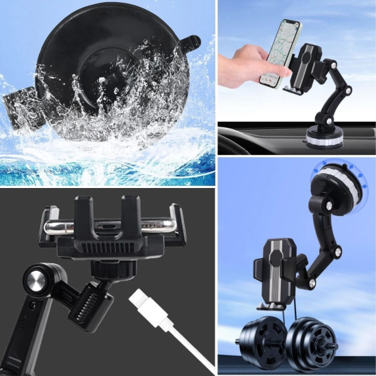 Jel Vantuzlu Cama Takılabilen Güçlü 360 Derece Dönebilen Ayarlanabilir Araç Içi Vantuzlu Telefon Tutucu ( Lisinya ) Jel Vantuzlu Cama Takılabilen Güçlü 360 Derece Dönebilen Ayarlanabilir Araç Içi Vantuzlu Telefon Tutucu ( Lisinya )