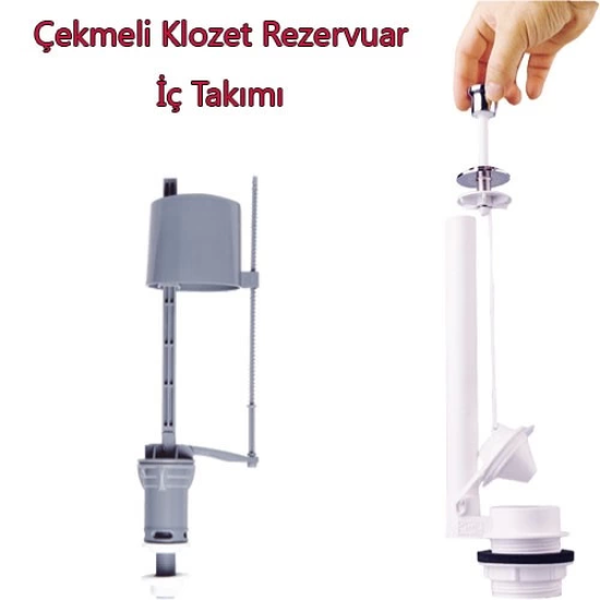 Klozet Sifon Çekmeli Rezervuar İç Takım Su Tasarruflu Seramik ( Lisinya ) Klozet Sifon Çekmeli Rezervuar İç Takım Su Tasarruflu Seramik ( Lisinya )