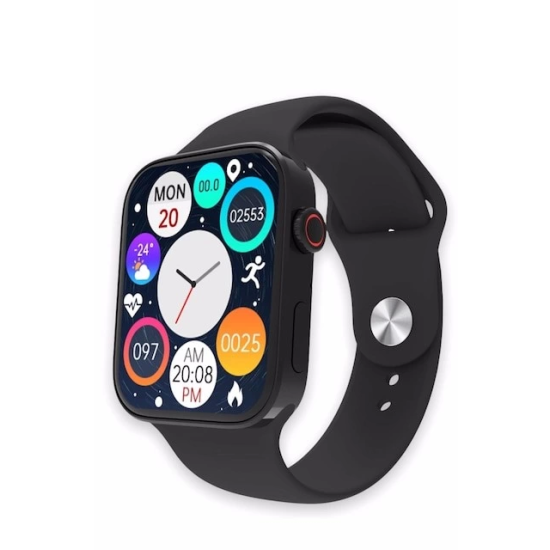 Konuşma Özellikli Smart Watch 7 Akıllı Saat Su Geçirmez Yan Tuşlu Köşeli Yeni Alüminyum Kasa (siyah) ( Lisinya ) Konuşma Özellikli Smart Watch 7 Akıllı Saat Su Geçirmez Yan Tuşlu Köşeli Yeni Alüminyum Kasa (siyah) ( Lisinya )