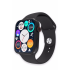 Konuşma Özellikli Smart Watch 7 Akıllı Saat Su Geçirmez Yan Tuşlu Köşeli Yeni Alüminyum Kasa (siyah) ( Lisinya )
