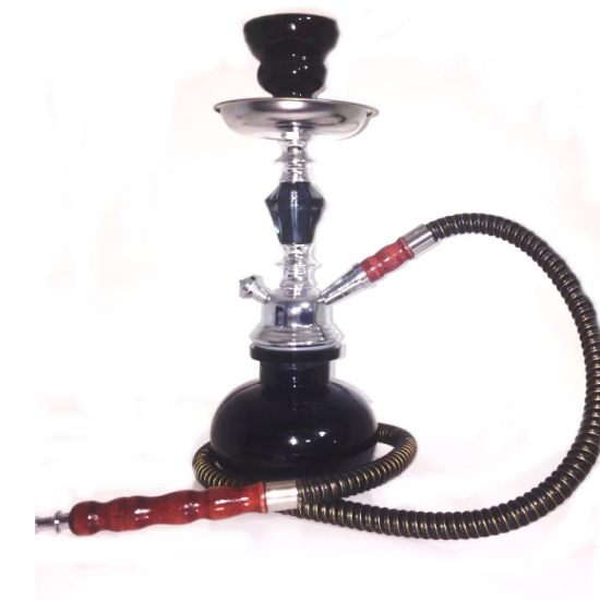 Küçük Boy Nargile Takımı - Siyah ( Lisinya ) Küçük Boy Nargile Takımı - Siyah ( Lisinya )