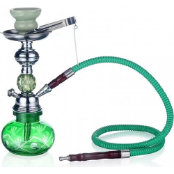 Küçük Boy Nargile Takımı - Yeşil ( Lisinya )