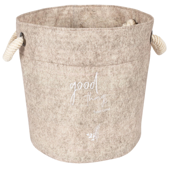Kulplu Yuvarlak Düzenleyici Çok Amaçlı Kolay Taşınabilen Organizer Keçe Sepet (mini) 03662 ( Lisinya ) Kulplu Yuvarlak Düzenleyici Çok Amaçlı Kolay Taşınabilen Organizer Keçe Sepet (mini) 03662 ( Lisinya )