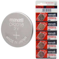 Maxell Cr2016 3 Volt Lityum Para Pil 5li Paket ( Lisinya )
