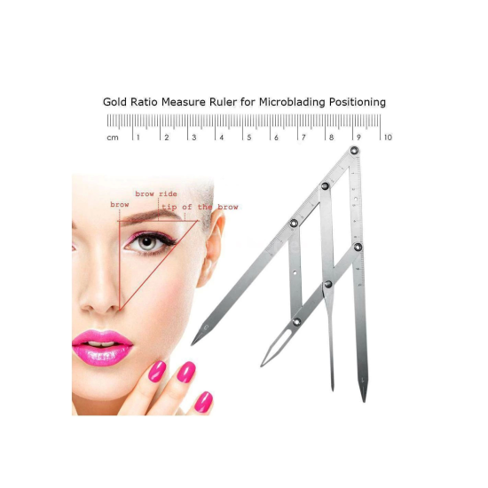 Microblading Simetrik Ve Estetik Kaş Ölçüm Cetveli, Kalıcı Makyaj Altın Oran Pergeli 275 ( Lisinya ) Microblading Simetrik Ve Estetik Kaş Ölçüm Cetveli, Kalıcı Makyaj Altın Oran Pergeli 275 ( Lisinya )