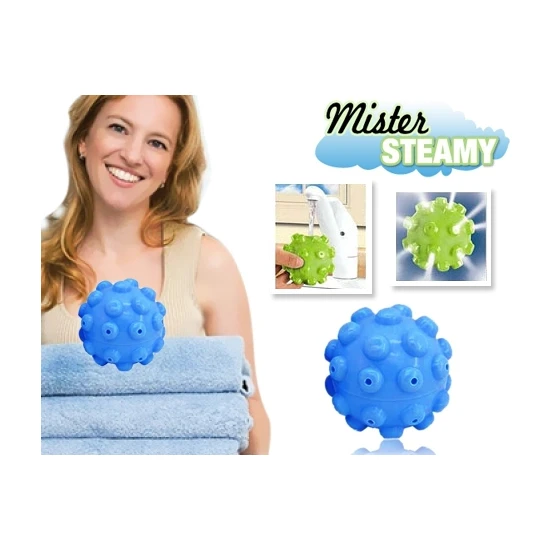 Mister Steamy Buharlı Çamaşır Kurutma Ve Ütü Topları (2'li) ( Lisinya ) Mister Steamy Buharlı Çamaşır Kurutma Ve Ütü Topları (2'li) ( Lisinya )