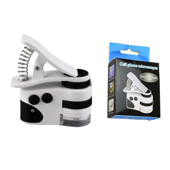 - 60x Mini Cep Telefonu Için Mandallı Mikroskop Uv Ledli Büyüteç Model Al2431 ( Lisinya ) - 60x Mini Cep Telefonu Için Mandallı Mikroskop Uv Ledli Büyüteç Model Al2431 ( Lisinya )