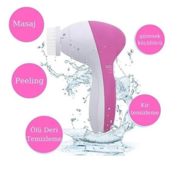 Pilli Yüz Cilt Temizleme Cihazı Siyah Nokta Peeling Fırça Seti Vücut Yüz Bakımı Masaj Aleti ( Lisinya ) Pilli Yüz Cilt Temizleme Cihazı Siyah Nokta Peeling Fırça Seti Vücut Yüz Bakımı Masaj Aleti ( Lisinya )