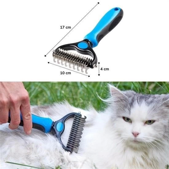 Plastik Saplı Metal Kedi Köpek Bakım Kıtık Tüy Topak Açıcı Tarak ( Lisinya ) Plastik Saplı Metal Kedi Köpek Bakım Kıtık Tüy Topak Açıcı Tarak ( Lisinya )