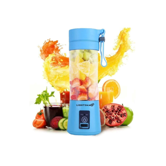 Portatif Taşınabilir380 Ml Usb Şarjlı Mavi El Blender ( Lisinya ) Portatif Taşınabilir380 Ml Usb Şarjlı Mavi El Blender ( Lisinya )