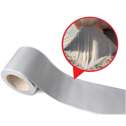 Pratik 5 Metre X 10cm Çamur Bant Alüminyum İzolasyon Tamir Çatlak Bantı ( Lisinya )