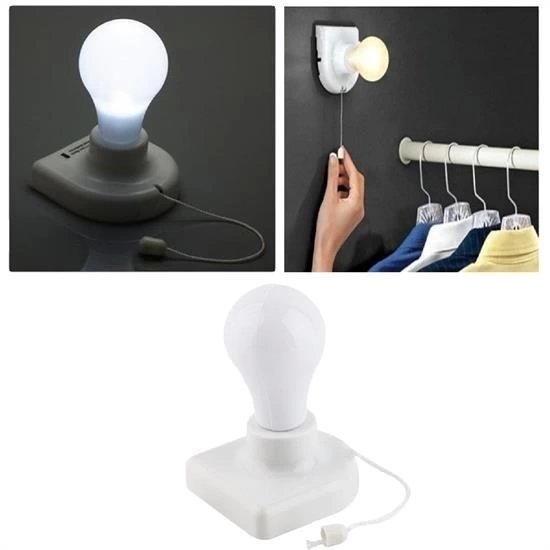 Pratik Pilli Aç Kapa İpli Çek Yak Taşınabilir Led Ampül Lamba ( Lisinya ) Pratik Pilli Aç Kapa İpli Çek Yak Taşınabilir Led Ampül Lamba ( Lisinya )