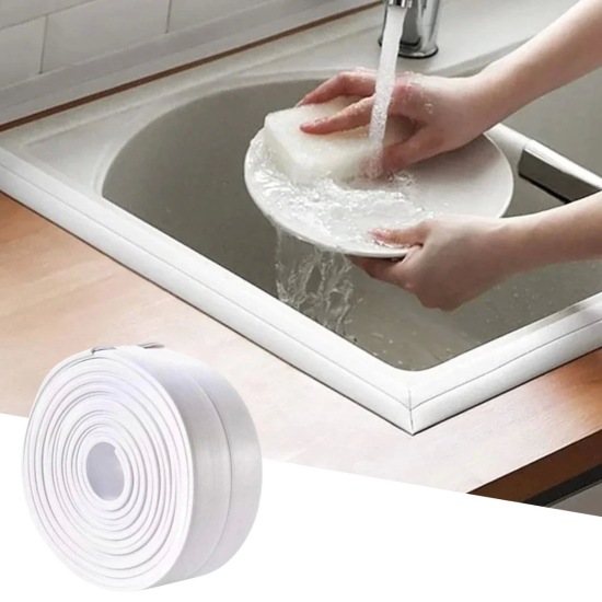Su Sızdırmaz Banyo Mutfak Lavabo Küvet İzolasyon Şerit Bant,lavabo Kenar Bandı 3.2 Mt X 38 Mm ( Lisinya ) Su Sızdırmaz Banyo Mutfak Lavabo Küvet İzolasyon Şerit Bant,lavabo Kenar Bandı 3.2 Mt X 38 Mm ( Lisinya )